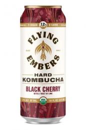 Flying Embers - Black Cherry Hard Kombucha (6 pack 12oz cans) (6 pack 12oz cans)