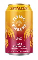 Flying Embers - Pineapple Sunset Hard Kombucha (4 pack 12oz cans) (4 pack 12oz cans)